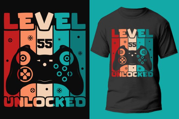 Gamer Gaming Level 55 Unlocked: A Creative Asset
