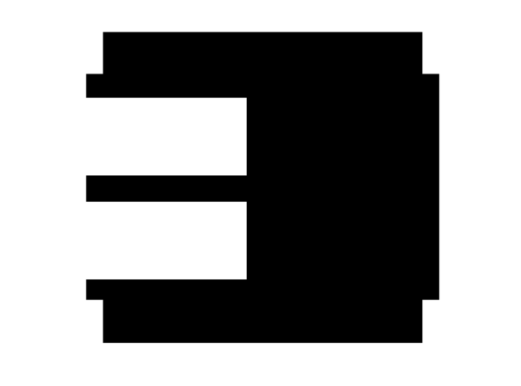 Mono Blocky Bitmap Number 3: A Pixel Perfect Asset for Modern Creators