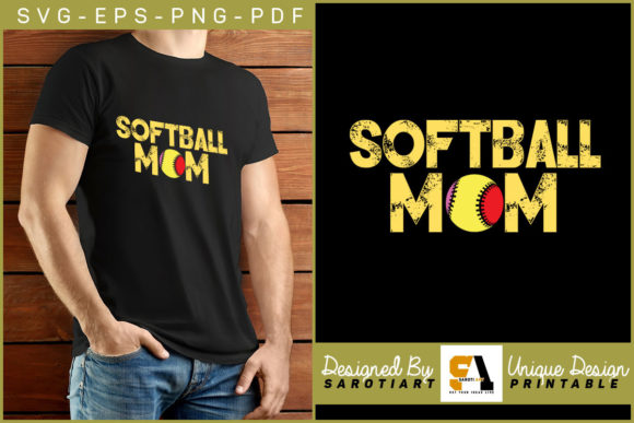 Softball Mom: The Perfect Design for Game Day Spirit