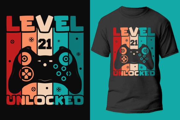 The Gamer Gaming Level 21 Unlocked Design: Your Passport to Creative Merchandise