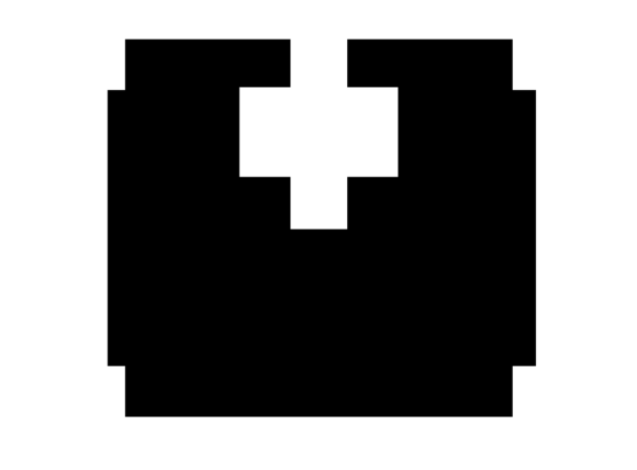 Unlock Your Creative Power with the Mono Blocky Bitmap Letter V SVG